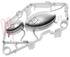 Immagine di TASTI A PRESSIONE START/STOP MICROONDE WHIRLPOOL SILVER