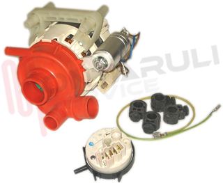 Immagine di MOTOPOMPA COMPLETA DI CHIOCCIOLA 4 VIE 100W 240-250V