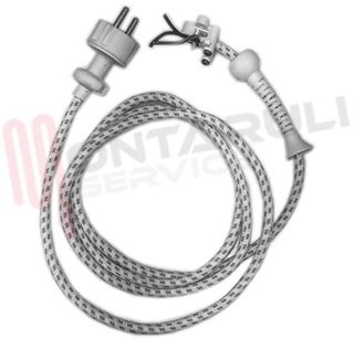 Immagine di CAVO TIGRATO 3X0,75MMQ CON SPINA SCHUKO L=1,80MT.