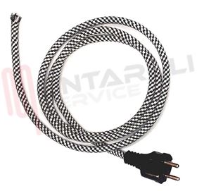 Visualizza i dettagli per CAVO TIGRATO 3X0,75MMQ CON SPINA SCHUKO L=1,5MT. Immagine di CAVO TIGRATO 3X0,75MMQ CON SPINA SCHUKO L=1,5MT.