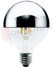 Visualizza i dettagli per LAMPADA GLOBO CUPOLA ARGENTATA LED E27 4W 240V(RESA=50W) Immagine di LAMPADA GLOBO CUPOLA ARGENTATA LED E27 4W 240V(RESA=50W)