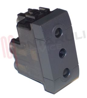 Immagine di PRESA 2P+T 16A NERA 250V SERIE LIVING INTERNATIONAL