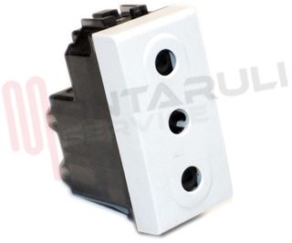 Immagine di PRESA 2P+T 16A BIANCA 250V SERIE LIGHT