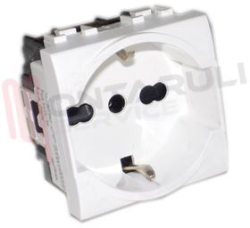 Visualizza i dettagli per PRESA 2P+T SCHUKO 10/16A 250V BIANCA SERIE LIGHT Immagine di PRESA 2P+T SCHUKO 10/16A 250V BIANCA SERIE LIGHT