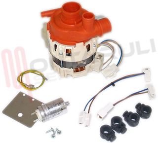 Immagine di MOTOPOMPA COMPLETA DI CHIOCCIOLA 4 VIE 80W 220-240V