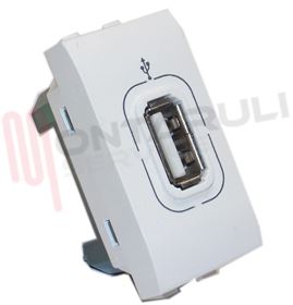 Visualizza i dettagli per PRESA USB BIANCA SERIE LIGHT NON ALIMENTATA Immagine di PRESA USB BIANCA SERIE LIGHT NON ALIMENTATA