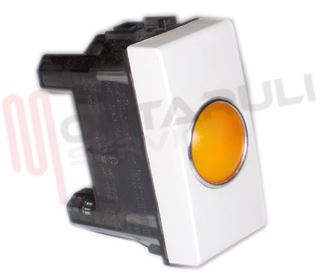 Immagine di SPIA ARANCIO 1 POSTO PORTALAMPADA BIANCO SERIE LIGHT