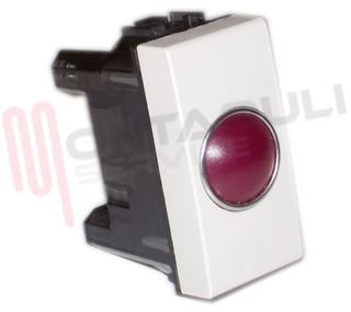 Immagine di SPIA ROSSA 1 POSTO PORTALAMPADA VIANCOSERIE LIGHT