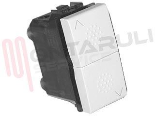 Immagine di PULSANTE DOPPIO 10A BIANCO CON FRECCE SERIE LIGHT
