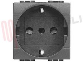 Visualizza i dettagli per PRESA 2P+T SCHUKO 16A NERA TIPO P30 SERIE LIGHT Immagine di PRESA 2P+T SCHUKO 16A NERA TIPO P30 SERIE LIGHT