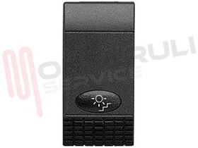 Visualizza i dettagli per COPRITASTO SERIGRAFATO 'LUCE SCALA' NERO SERIE LIVING INTERN Immagine di COPRITASTO SERIGRAFATO 'LUCE SCALA' NERO SERIE LIVING INTERN