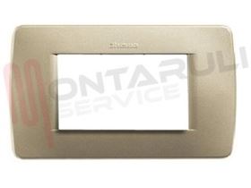 Visualizza i dettagli per PLACCA 4 POSTI PLASTICA GIALLO METALLIZZATO SERIE LUNA Immagine di PLACCA 4 POSTI PLASTICA GIALLO METALLIZZATO SERIE LUNA