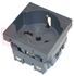 Immagine di PRESA SCHUKO BIPASSO 2P+T 10/16A SCURA SERIE VELA