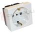 Immagine di PRESA 2P+T SCHUKO 16A AVORIO SERIE BLANC AVE