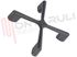 Immagine di GRIGLIA 1 FUOCO GHISA 210X45MM.