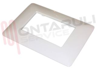 Immagine di PLACCA 3 POSTI BIANCO SERIE MATIX