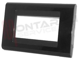 Visualizza i dettagli per PLACCA IN ABS SERIE "CLICK" 3 FORI NERA Immagine di PLACCA IN ABS SERIE "CLICK" 3 FORI NERA