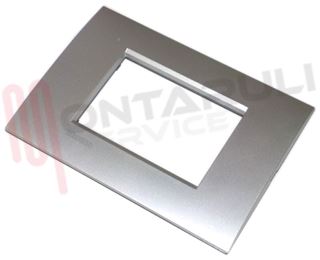 Immagine di PLACCA 3 POSTI SERIE LIGHT TECH