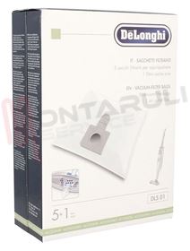 Visualizza i dettagli per SACCHETTI MICROFIBRA DELONGHI COLOMBINA DLS01 CF.5PZ. Immagine di SACCHETTI MICROFIBRA DELONGHI COLOMBINA DLS01 CF.5PZ.