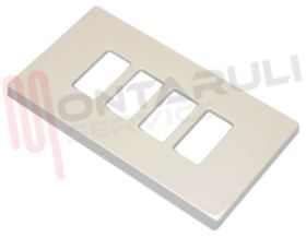 Visualizza i dettagli per PLACCA 4 POSTI BIANCA SERIE MAGIC Immagine di PLACCA 4 POSTI BIANCA SERIE MAGIC