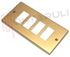 Immagine di PLACCA RETTANGOLARE 4 TASTI BRONZO