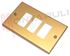 Immagine di PLACCA RETTANGOLARE 3 TASTI BRONZO