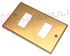 Immagine di PLACCA RETTANGOLARE 2 TASTI BRONZO