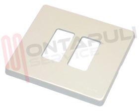 Visualizza i dettagli per PLACCA 2 POSTI BIANCA SERIE MAGIC Immagine di PLACCA 2 POSTI BIANCA SERIE MAGIC