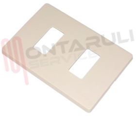 Visualizza i dettagli per PLACCA 2 POSTI BIANCA SERIE MAGIC Immagine di PLACCA 2 POSTI BIANCA SERIE MAGIC