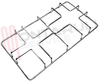 Immagine di GRIGLIA 2 FUOCHI FILO 438X234MM. INOX SAMET