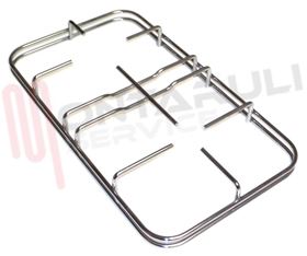 Visualizza i dettagli per GRIGLIA 2 FUOCHI FILO 387X218MM. CROMATO NARDI Immagine di GRIGLIA 2 FUOCHI FILO 387X218MM. CROMATO NARDI