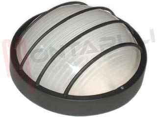 Immagine di PLAFONIERA 1X100W EKO25 E27 NERA CON GABBIA