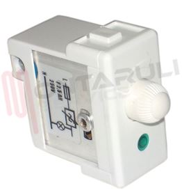 Visualizza i dettagli per REGOLATORE DI LUMINOSITA' 500W 230V BIANCO SERIE SYSTEM Immagine di REGOLATORE DI LUMINOSITA' 500W 230V BIANCO SERIE SYSTEM