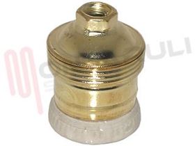 Visualizza i dettagli per PORTALAMPADA METALLICO PORCELLANATO E27 ATT.M10 Immagine di PORTALAMPADA METALLICO PORCELLANATO E27 ATT.M10