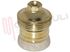 Immagine di PORTALAMPADA METALLICO PORCELLANATO E27 ATT.M10