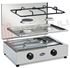 Immagine di FORNELLO 2 FUOCHI INOX PIANO ESTRAIB.VALV. GPL