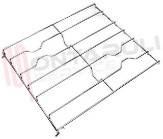 Immagine di GRIGLIA 2 FUOCHI FILO 425X367MM. CROMATA IGNIS