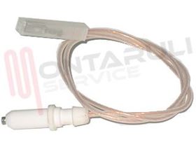 Visualizza i dettagli per CANDELETTA ACCENSIONE BRUCIATORE ELBA L=43MM. Immagine di CANDELETTA ACCENSIONE BRUCIATORE ELBA L=43MM.