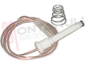 Visualizza i dettagli per CANDELETTA ACCENSIONE BRUCIATORE ZANUSSI L= 495MM. Immagine di CANDELETTA ACCENSIONE BRUCIATORE ZANUSSI L= 495MM.
