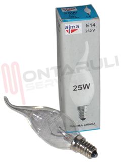 Immagine di LAMPADA COLPO DI VENTO 25W E14 CHIARA