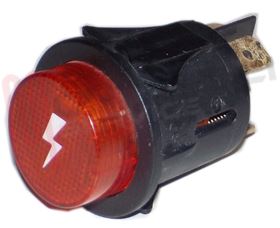 Visualizza i dettagli per INTERRUTTORE BIPOLARE LUMINOSO ROSSO SIMBOLO SAETTA Immagine di INTERRUTTORE BIPOLARE LUMINOSO ROSSO SIMBOLO SAETTA