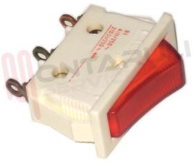 Visualizza i dettagli per INTERRUTTORE UNIPOLARE LUMINOSO ROSSO 3 CONTATTI A SALDARE Immagine di INTERRUTTORE UNIPOLARE LUMINOSO ROSSO 3 CONTATTI A SALDARE