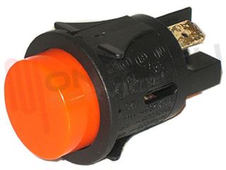 Immagine di INTERRUTTORE UNIPOLARE TONDO LUMINOSO ARANCIO