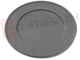 Immagine di PIATTELLO SMALTATO NERO GRANDE D.100MM.