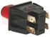 Immagine di INTERRUTTORE BIPOLARE LUMINOSO ROSSO H.=47MM.