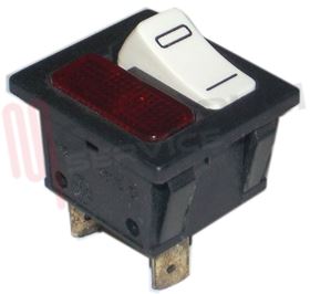 Visualizza i dettagli per INTERRUTTORE UNIPOLARE + SPIA LUMINOSA ROSSA Immagine di INTERRUTTORE UNIPOLARE + SPIA LUMINOSA ROSSA