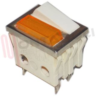 Immagine di INTERRUTTORE UNIPOLARE + SPIA LUMINOSA ARANCIO