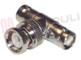Visualizza i dettagli per BNC ADATTATORE A T  RG58 Immagine di BNC ADATTATORE A T  RG58