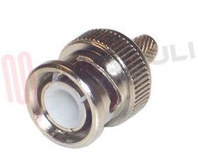 Visualizza i dettagli per BNC MASCHIO DRITTO A CRIMPARE RG174 Immagine di BNC MASCHIO DRITTO A CRIMPARE RG174