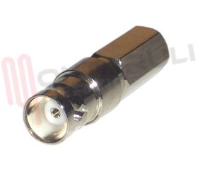 Visualizza i dettagli per BNC GIUNGICAVO COASSIALE RG58 Immagine di BNC GIUNGICAVO COASSIALE RG58